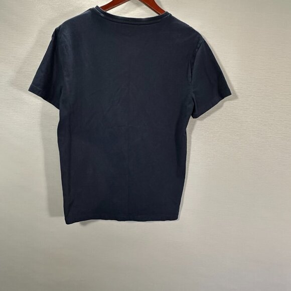 Polo Ralph Lauren Tee Shirt Mens Medium Custom Slim Fit Blue Cotton Short Sleeve - Picture 5 of 5